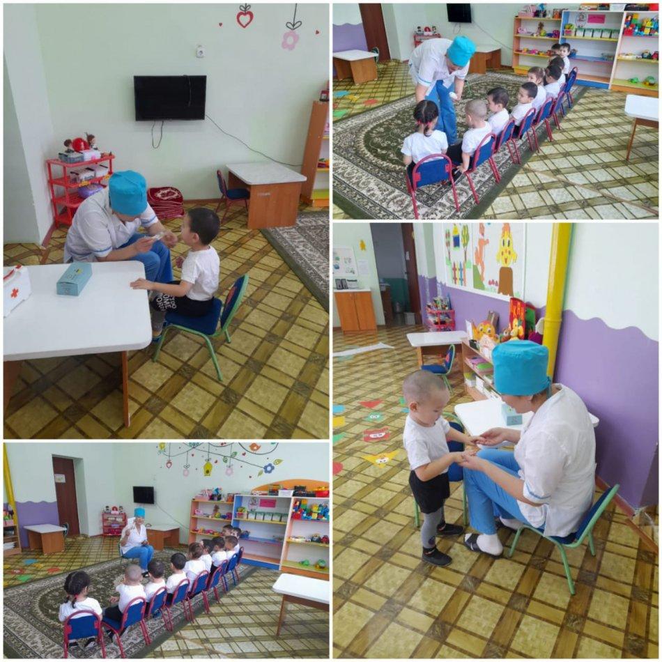 "Айгөлек" бөбекжайы "Бөбек" ортаңғы  тобын